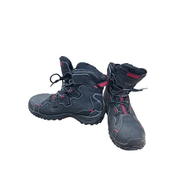Salomon Thinsulate waterproof Womens black Winter Boots size 5.5 SKU 9002 - Picture 2 of 15